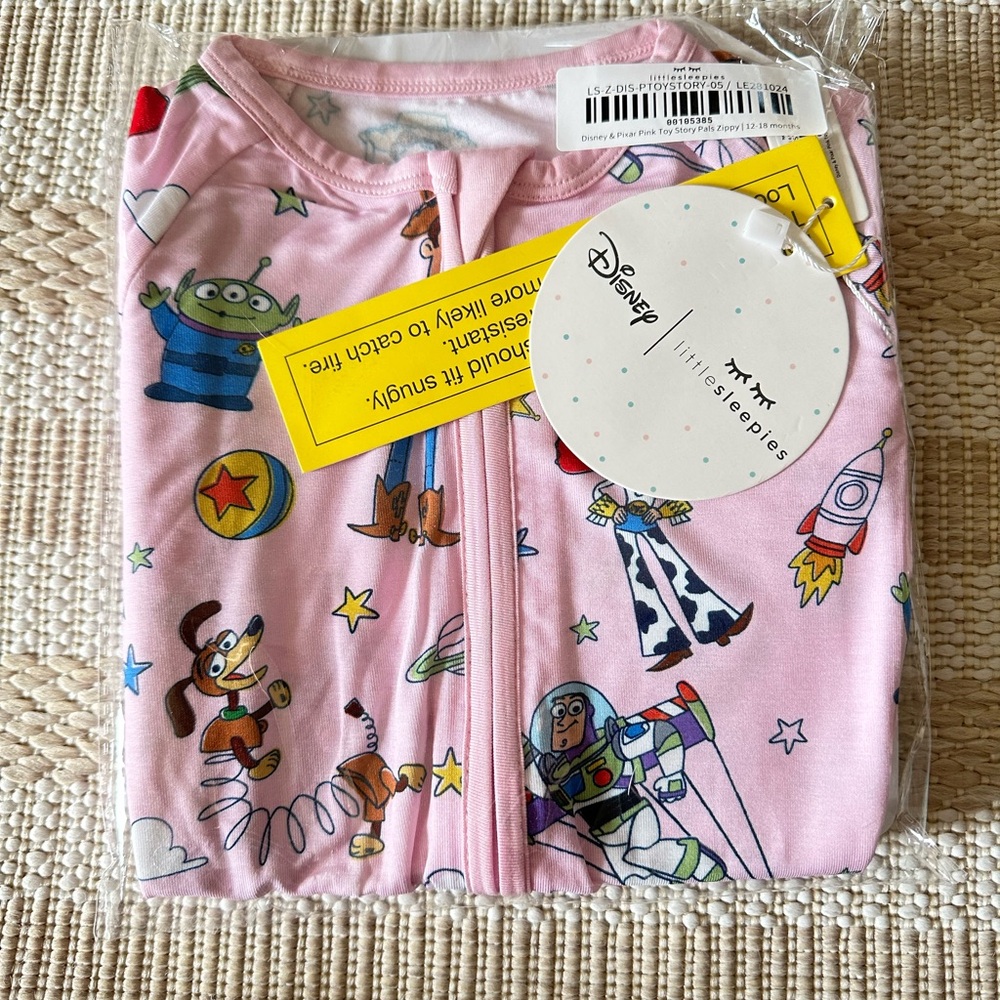Little Sleepies Pink Toy Story Zippy